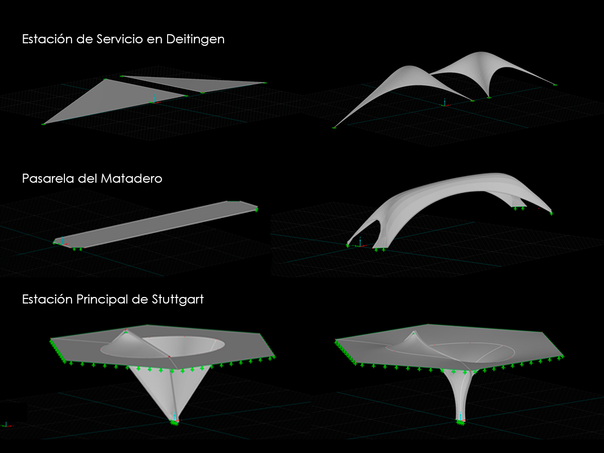 Aproximace minimálních ploch a řetězových geometrií pro jejich konstrukční použití v architektuře