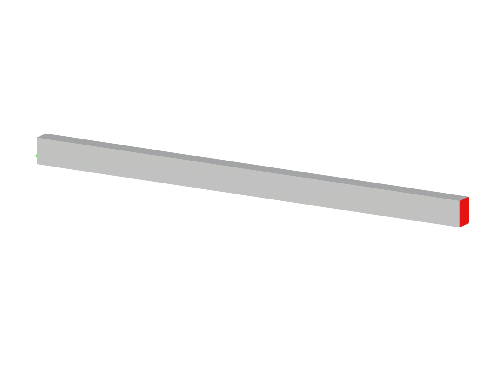 Model 004715 | Železobetonový nosník