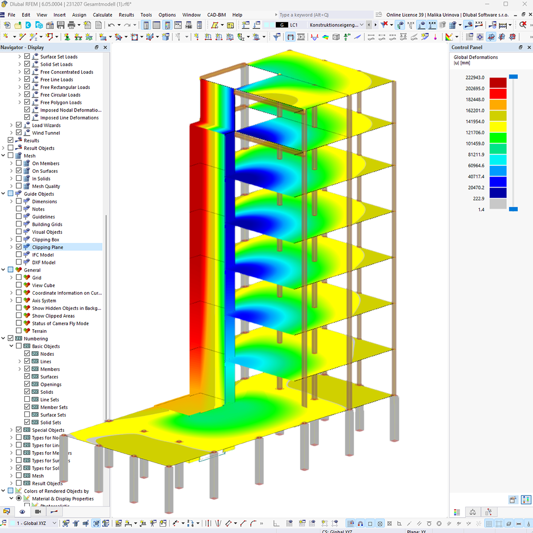 Výpočty dřevěných desek v programu RFEM 6