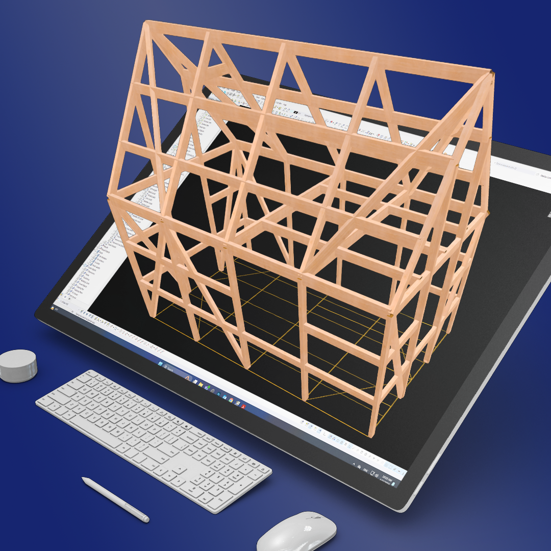 Nový model | Dřevěná rámová budova