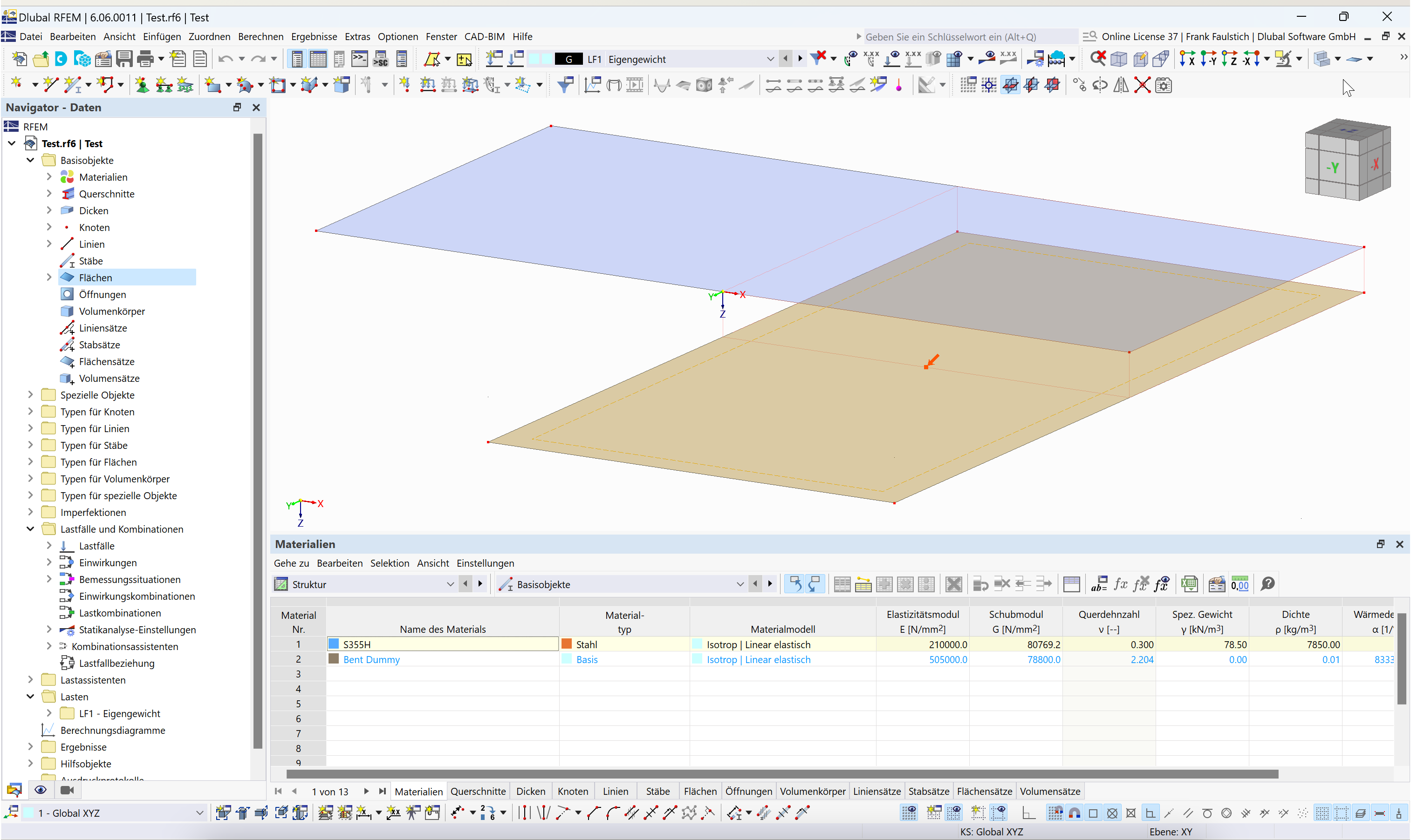 FAQ 005545 | Jak najdu v programu RFEM 6 plochu s určitým číslem?