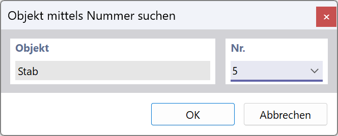 FAQ 005548 | Jak najdu v programu RFEM 6 / RSTAB 9 prut s určitým číslem?