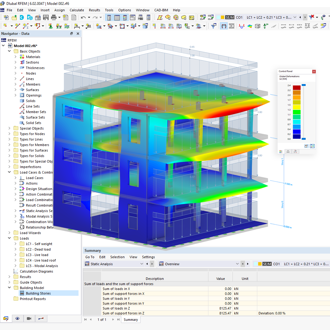 Addon | Model budovy pro RFEM 6