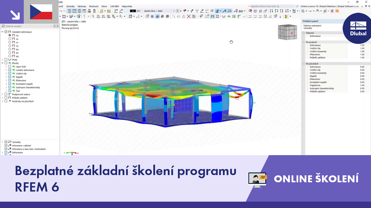 ONLINE ŠKOLENÍ | Bezplatné základní školení programu RFEM 6