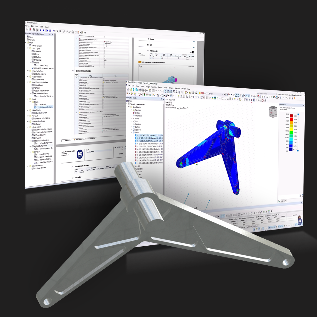 Záznam webináře | Modelování a analýza napětí modelů těles v programu RFEM 6 | srpna 2024