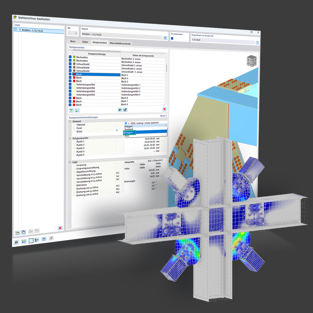 Nová funkce produktu | Komponenta „Plech“ s polygonální geometrií