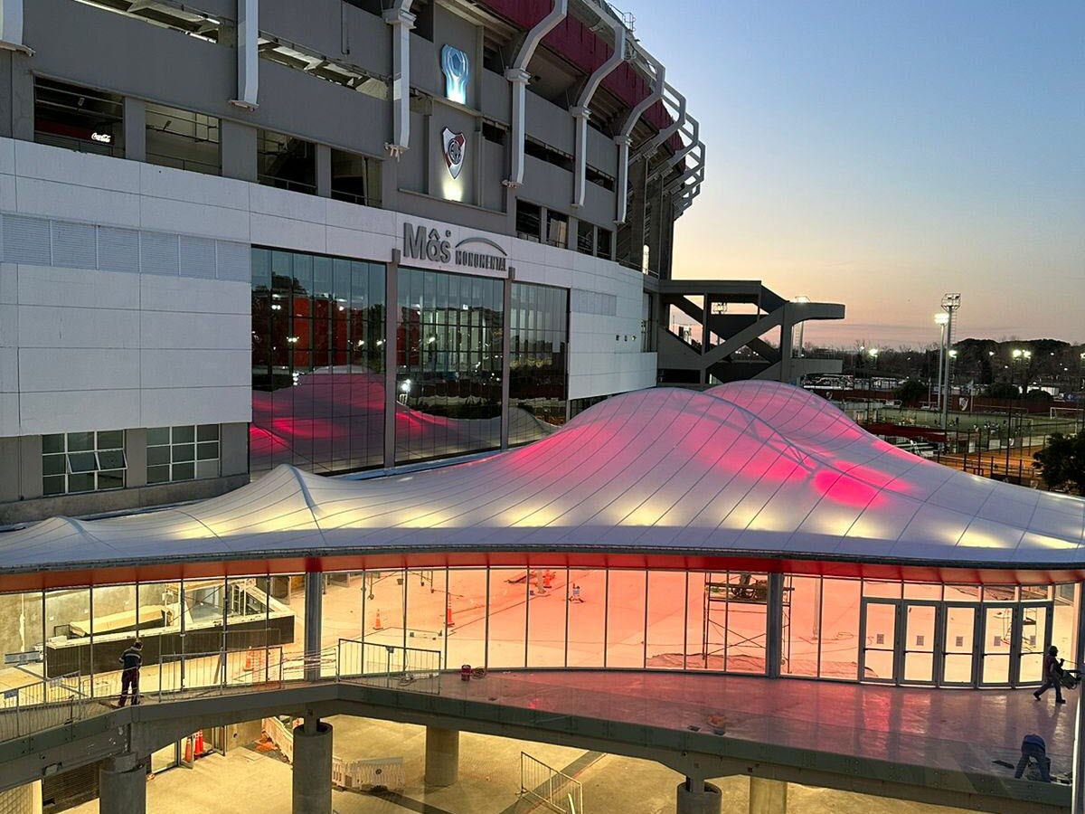 Projekt CARP Tenso na stadionu Monumental (© Ing. Agustin Alvarez Sarrieta)