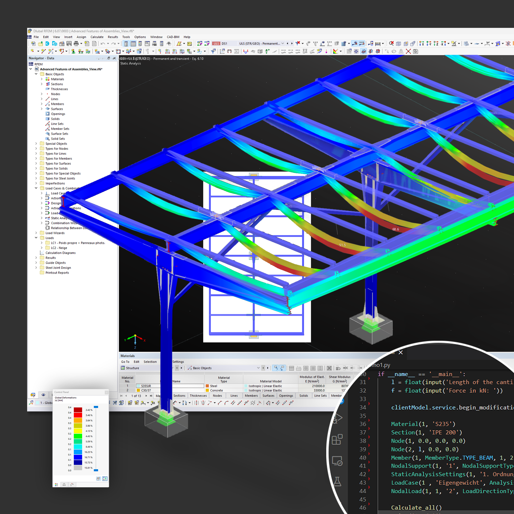 Záznam webináře | Použití Python Console v programu RFEM 6