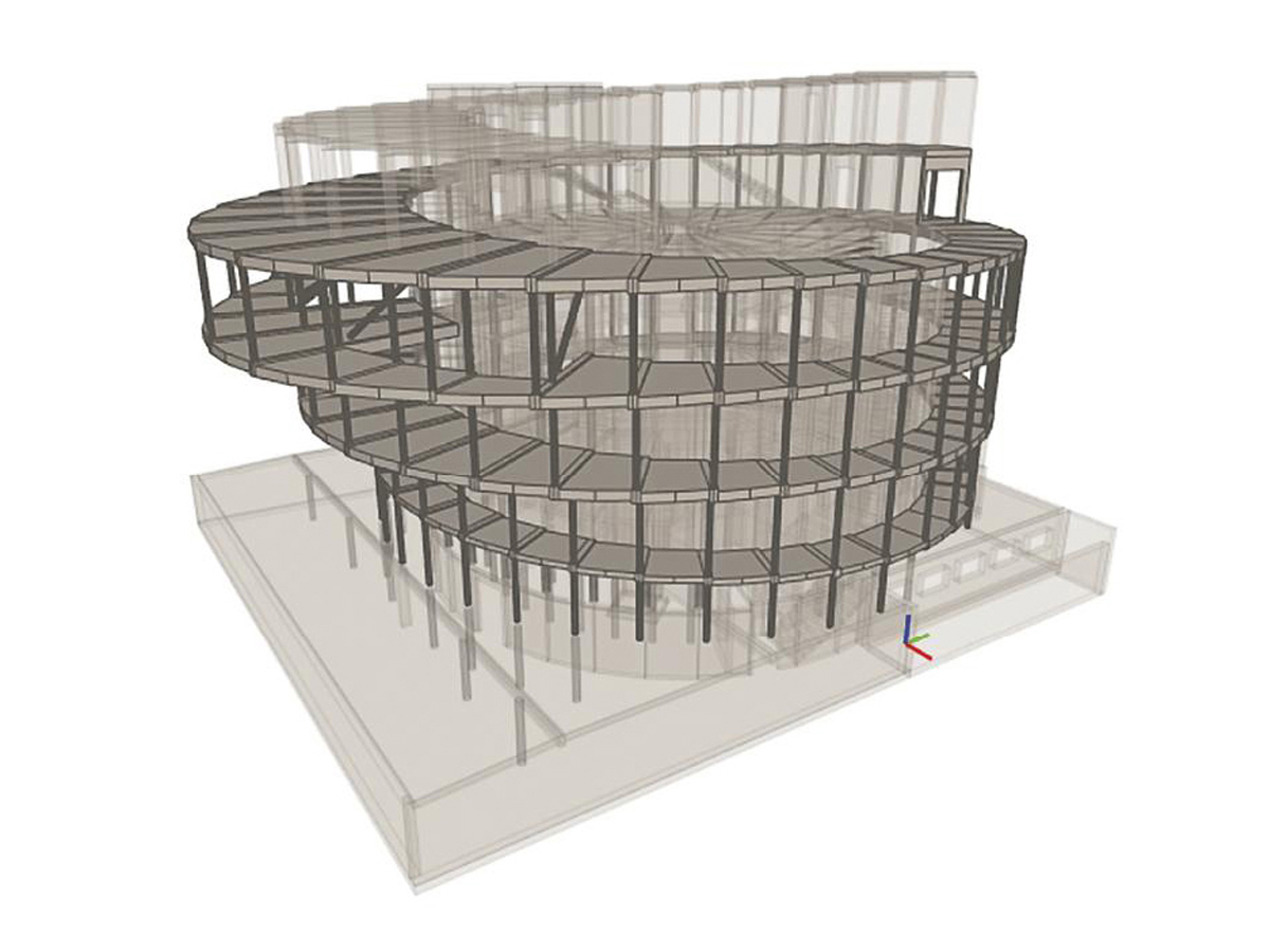 Nosná konstrukce českého pavilonu na EXPO 2025