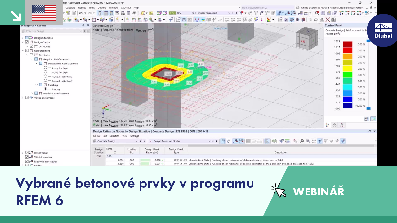 VG 005051 | WEBINÁŘ | Vybrané betonové prvky v programu RFEM 6