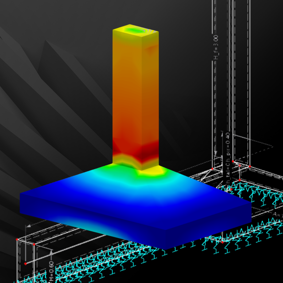 Nový článek z databáze znalostí | Přídavná zatížení na základ v programu RFEM 6