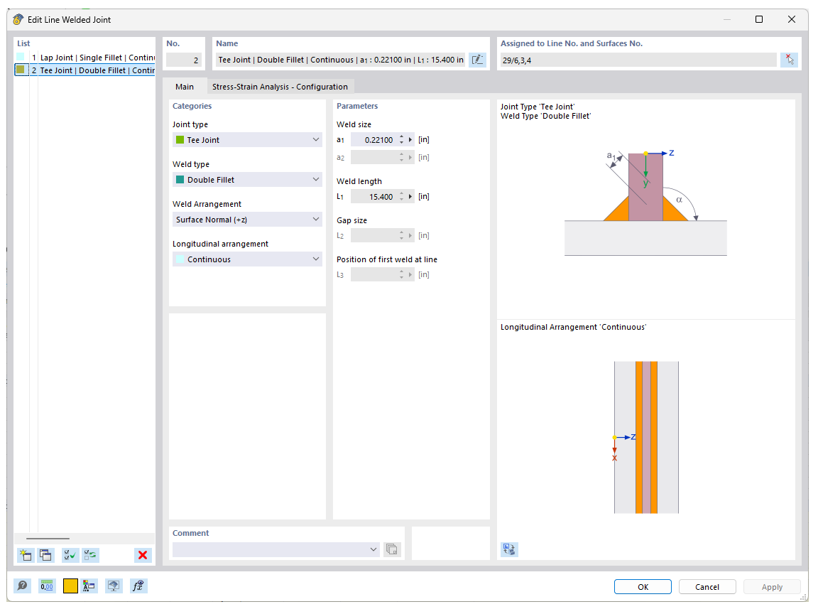 KB 001925 | RFEM 6 Návrh koutového svaru podle norem AISC