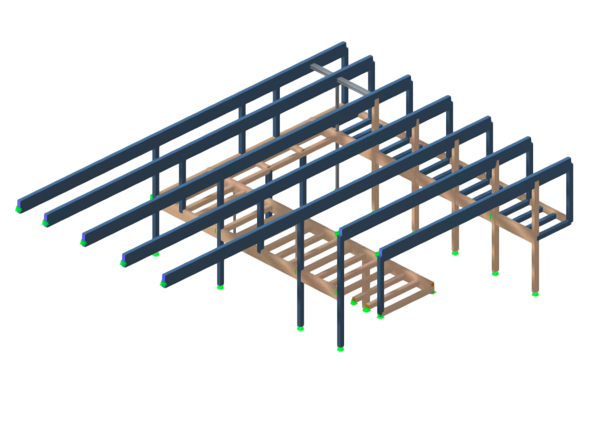 Model 005497 | Nástavba Vilstalhalle ve Vilsbiburgu | © BBI INGENIEURE GMBH