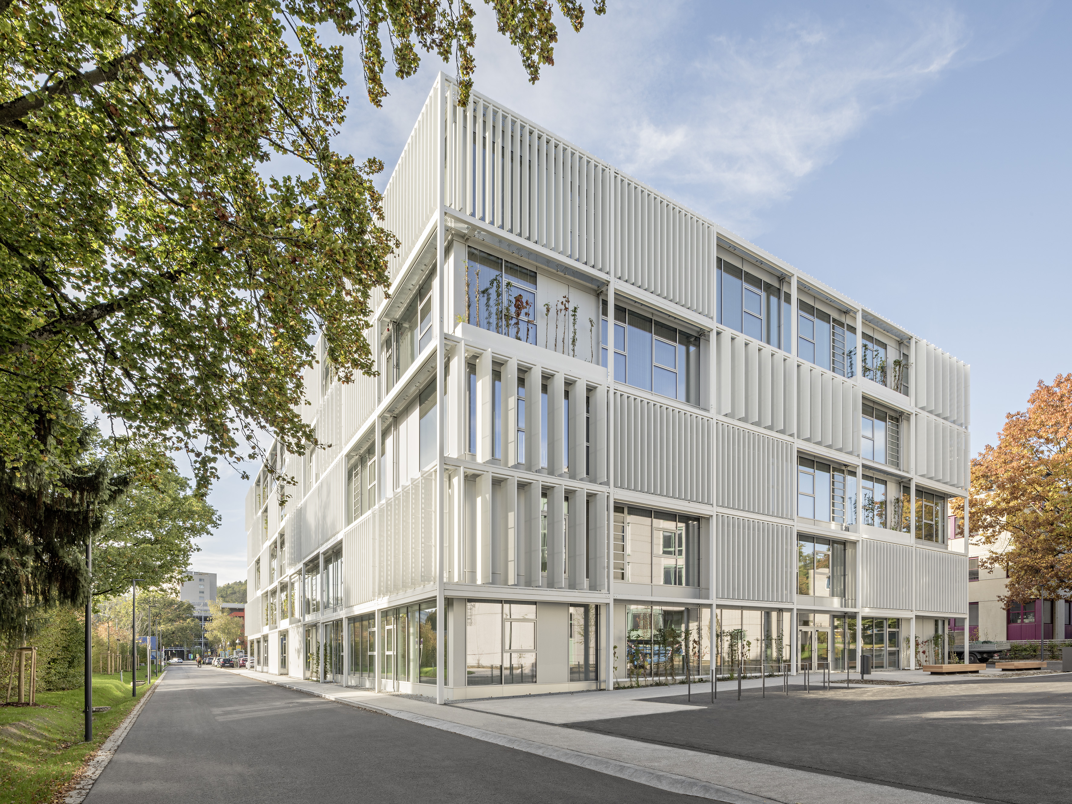 HOS - Dům škol JKU, Linz | © querkraft Architekten ZT GmbH, fotografka Hertha Hurnaus