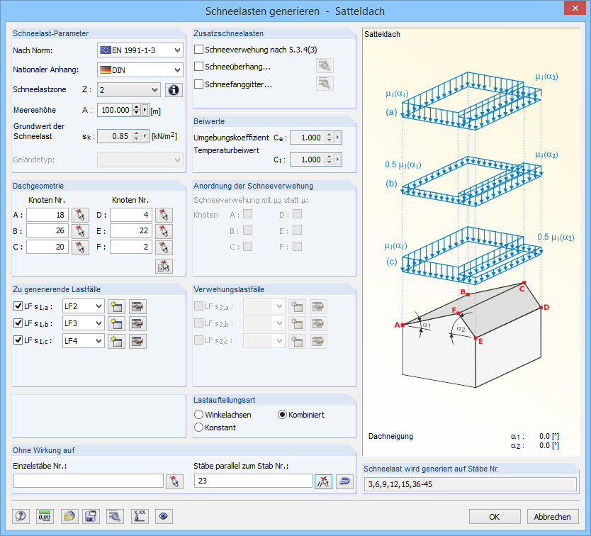 EC 1: Schneegenerierer in RFEM