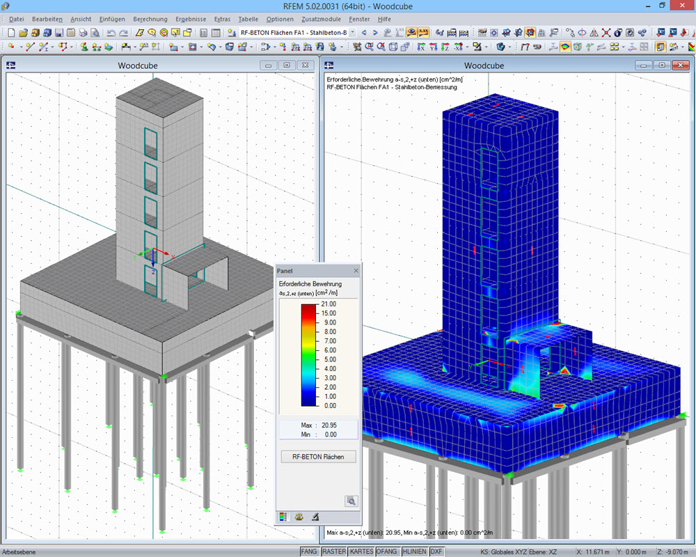 Woodcube – Ein Fünfgeschosser in Hamburg | Realisiert mit RFEM von Isenmann Ingenieure, Haslach | www.isenmann-ingenieure.de