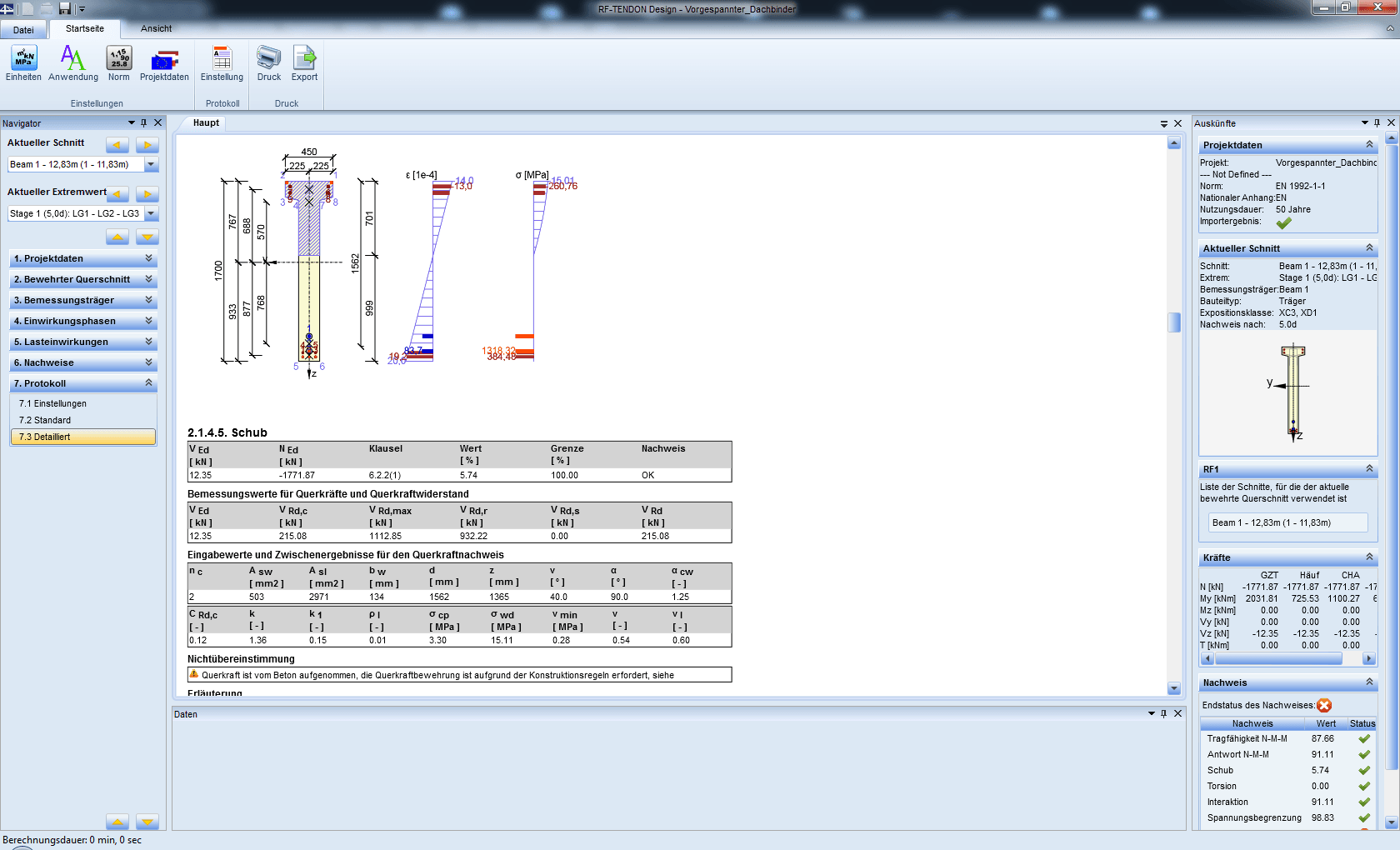 Ausdruckprotokoll