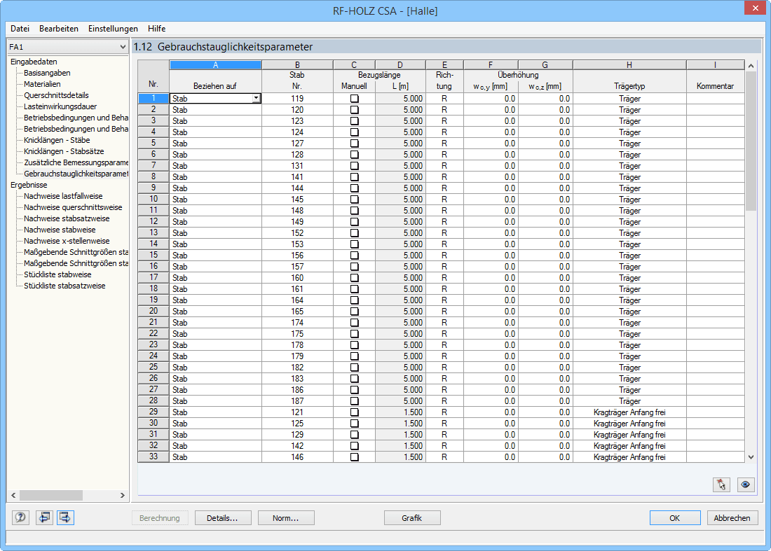 Maske 1.12 Gebrauchstauglichkeitsparameter