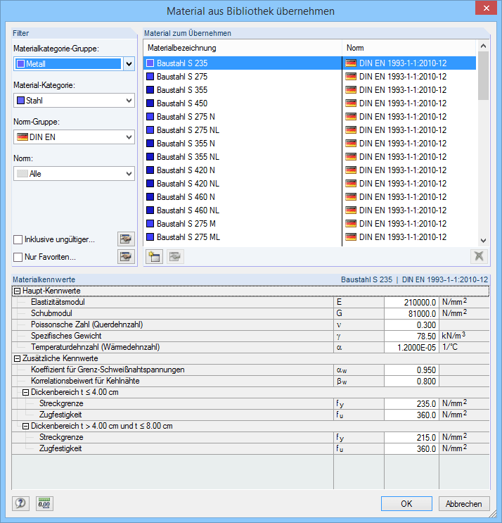 Materialdatenbank