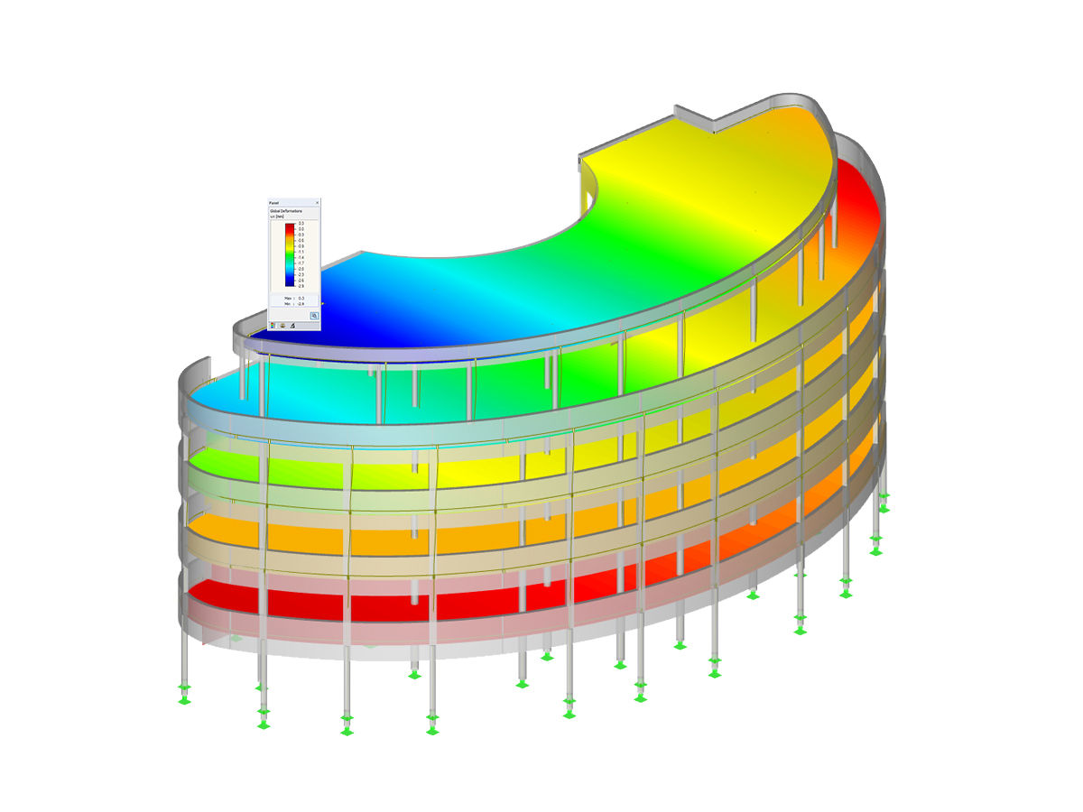 Stahlbetontragwerk mit dem Statikprogramm RFEM