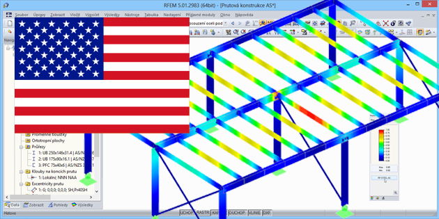 RFEM/RSTAB-Zusatzmodul RF-/STAHL AISC