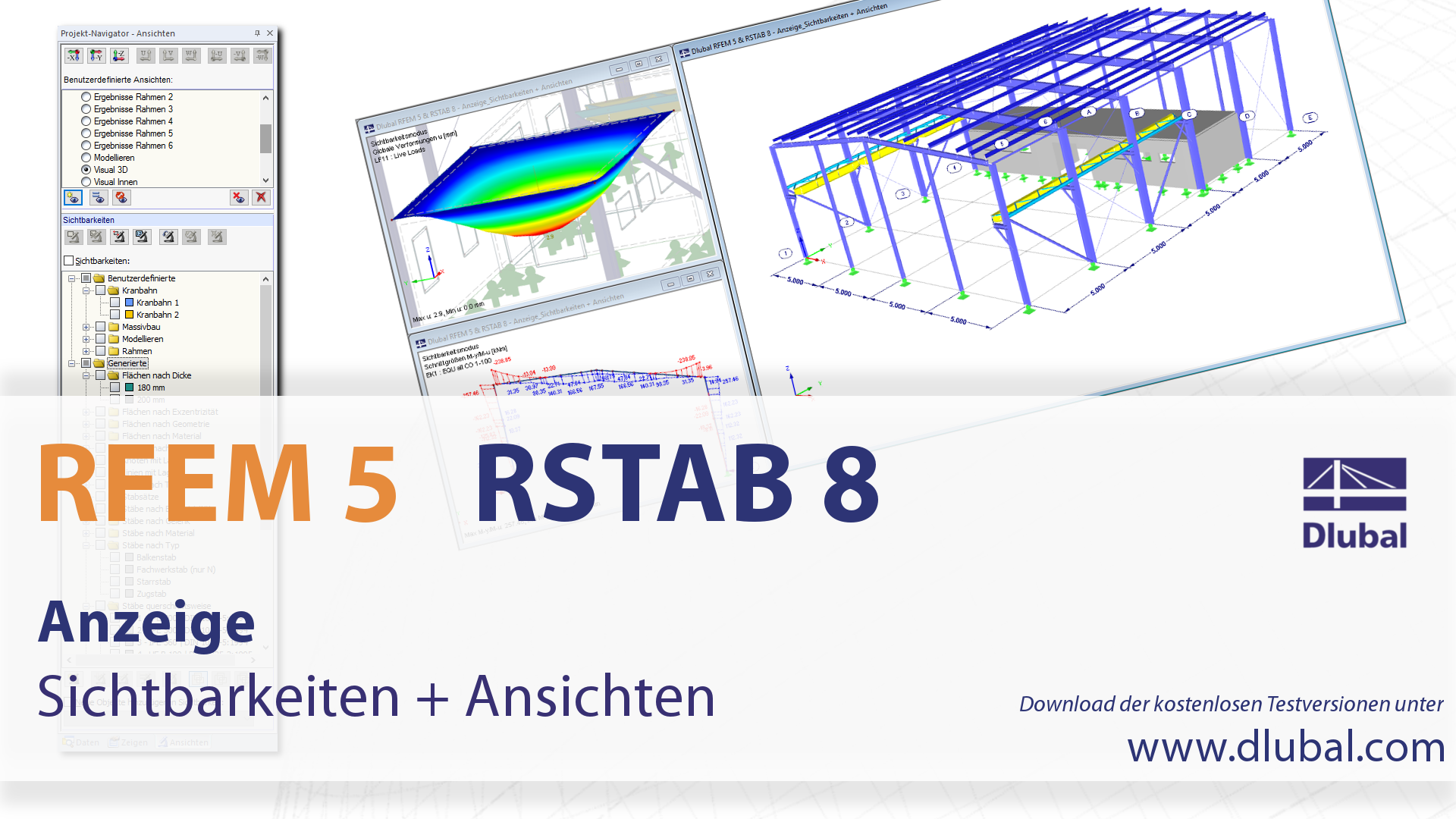 Anzeige: Sichtbarkeiten + Ansichten