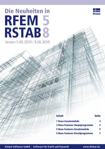 Neuheiten in RFEM 5 und RSTAB 8