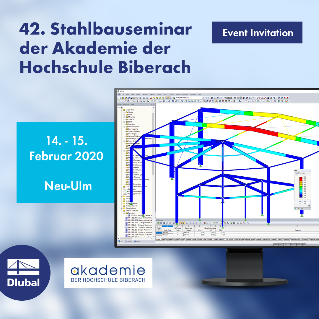 Einladung zum 42. Stahlbauseminar in Neu-Ulm