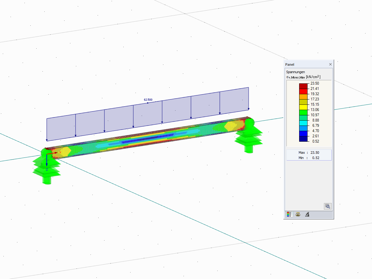 Materialmodell elastisch-plastisch 2D/3D