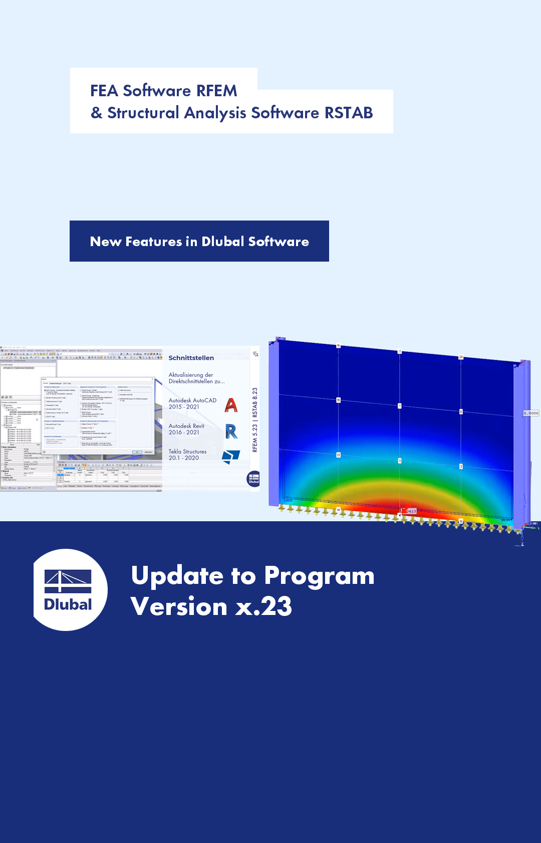 FEM-Software RFEM \n und Statiksoftware RSTAB