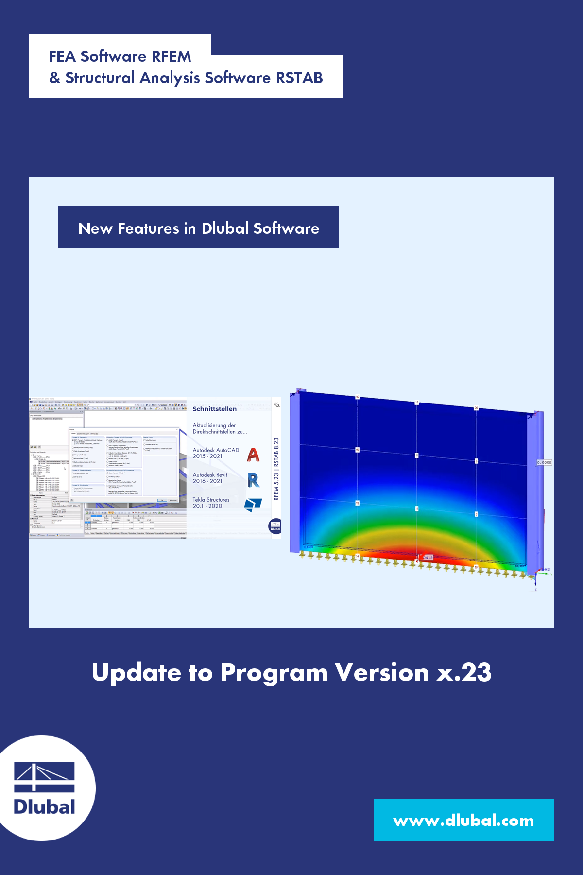 FEM-Software RFEM \n und Statiksoftware RSTAB