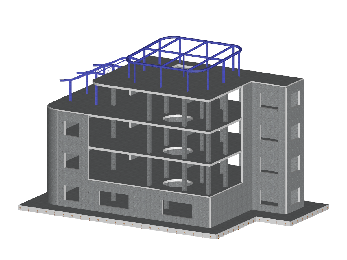 Multimaterialtragwerk in RFEM