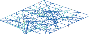 Spannungsanalyse eines Moduls (© Bollinger+Grohmann)