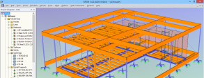 Berechnungsmodell des „AIR House“ in RFEM