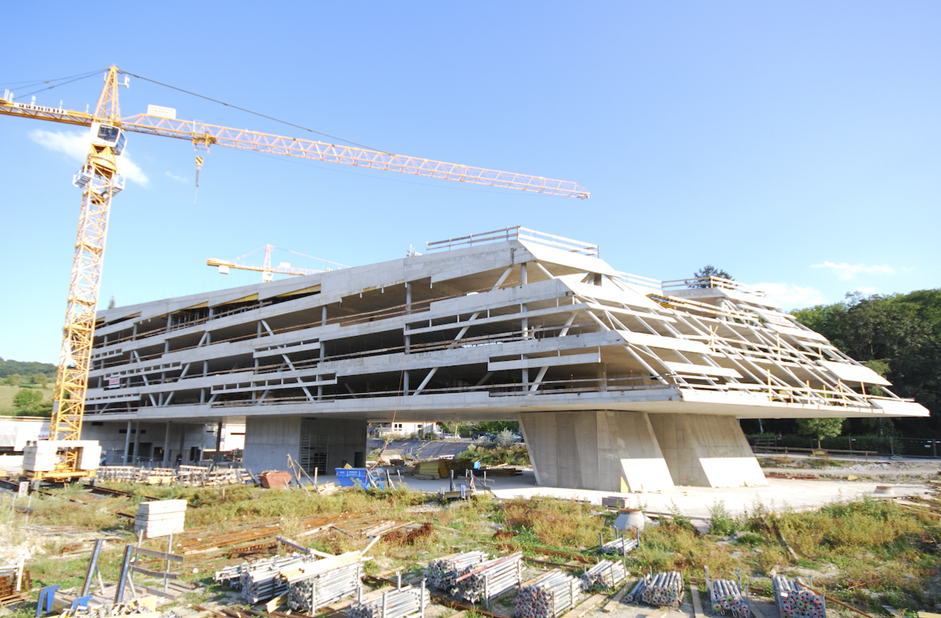 Bauteil 1 des Sciencepark in Linz, Österreich