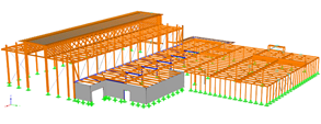 Modell in RFEM (© Arborescence)