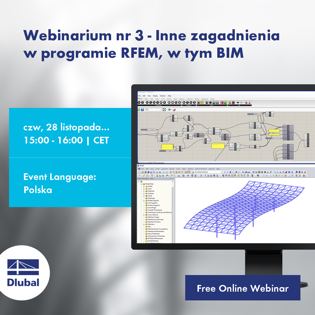 Webinar Nr. 3 - Weitere Themen in RFEM inkl. BIM