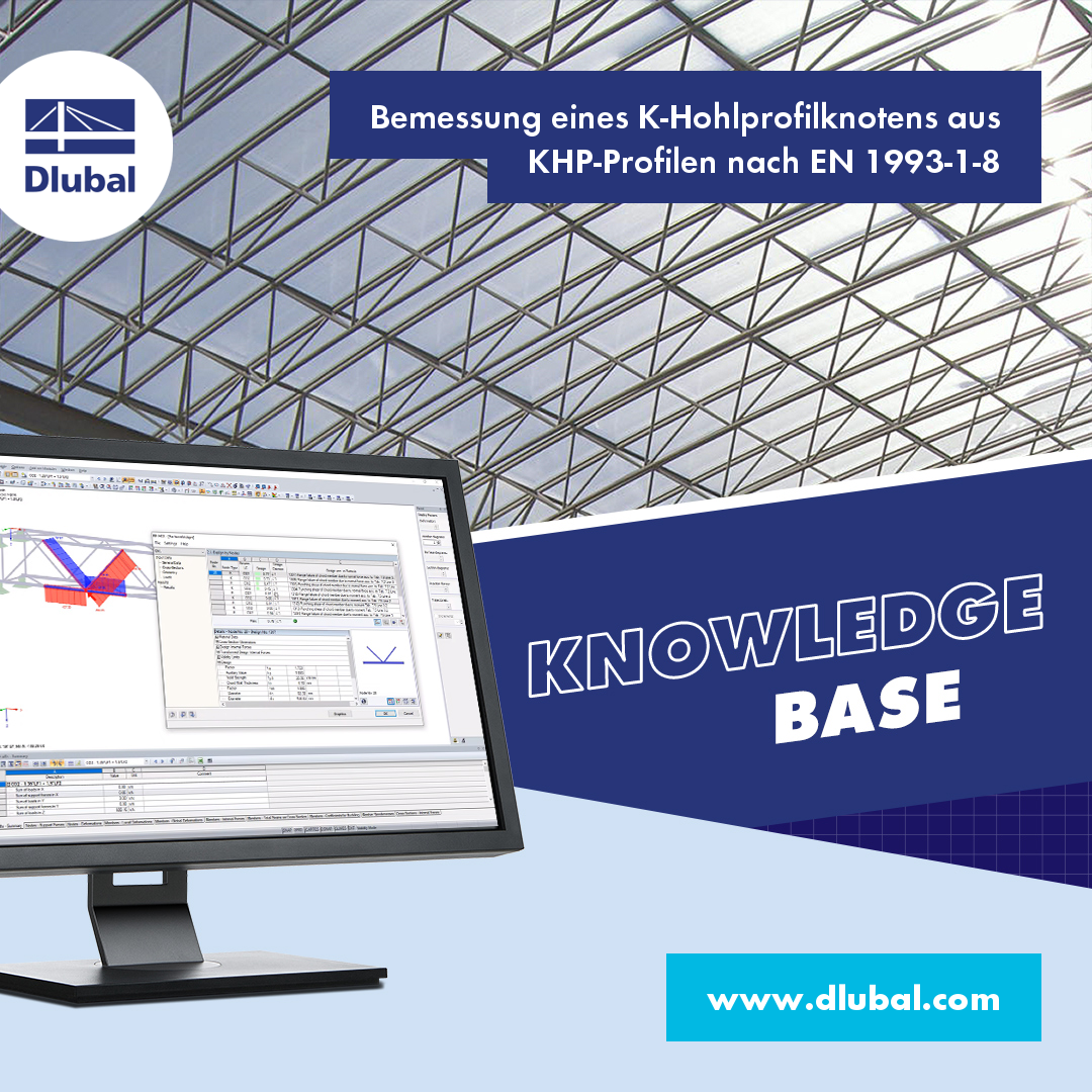 Bemessung eines K-Hohlprofilknotens aus KHP-Profilen nach EN 1993-1-8
