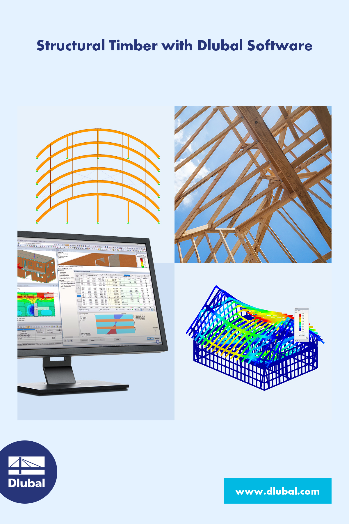 Holzbau mit Dlubal Software