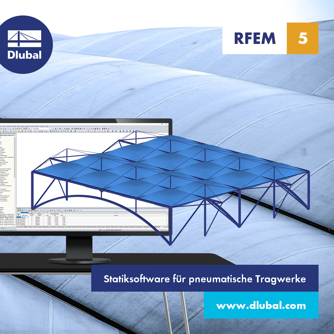 Statiksoftware für pneumatische Tragwerke