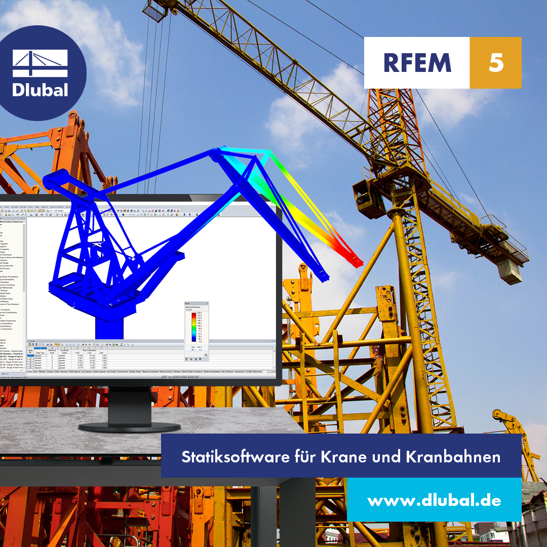 Statiksoftware für Krane und Kranbahnen