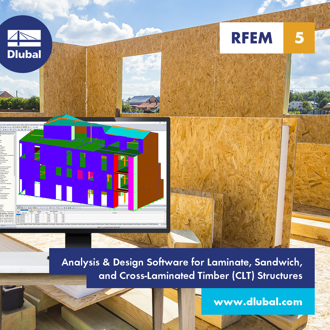 Analysis & Design Software für Laminat-, Sandwich-,\n und Brettsperrholzstrukturen (BSP)