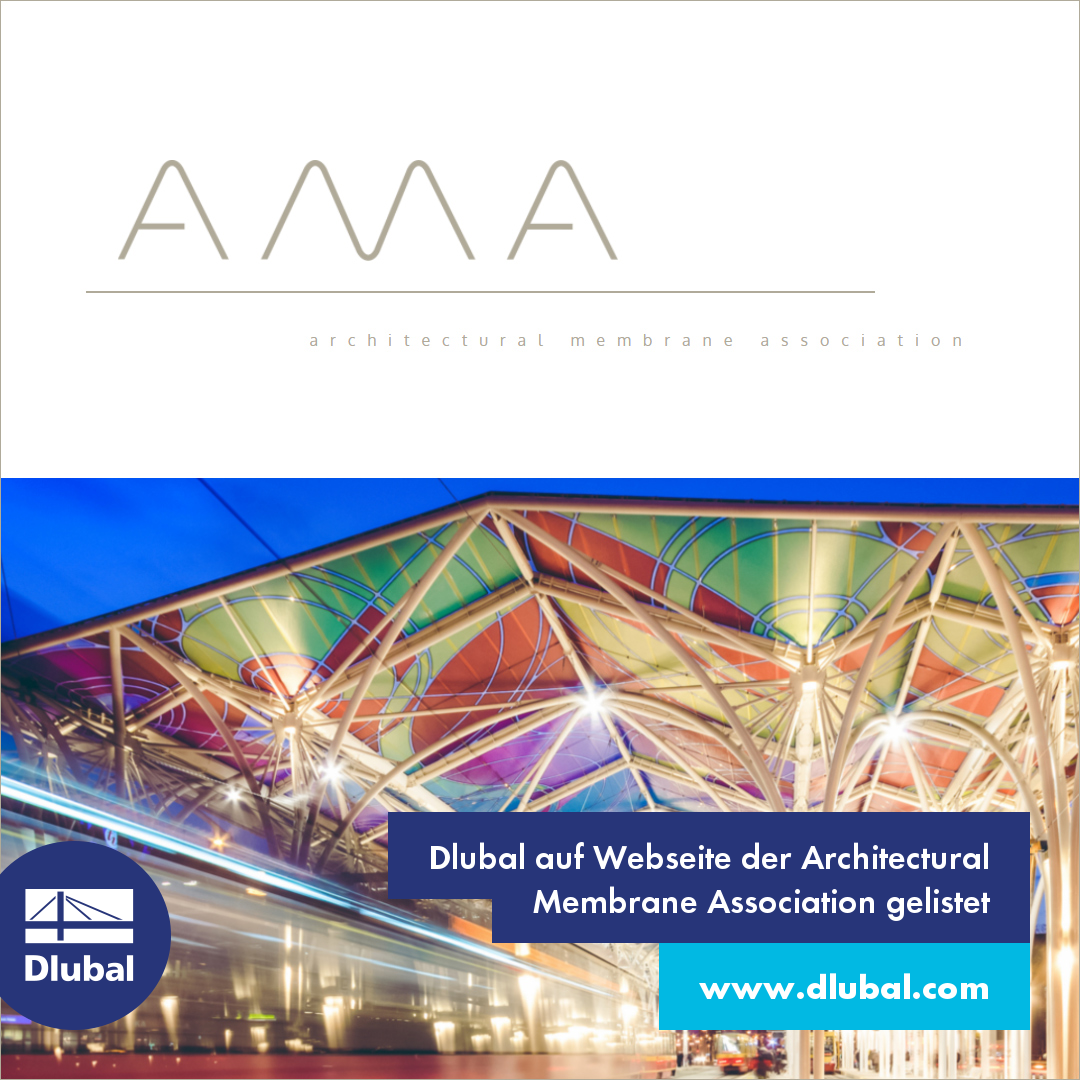 Dlubal auf Webseite der Architectural Membrane Association gelistet