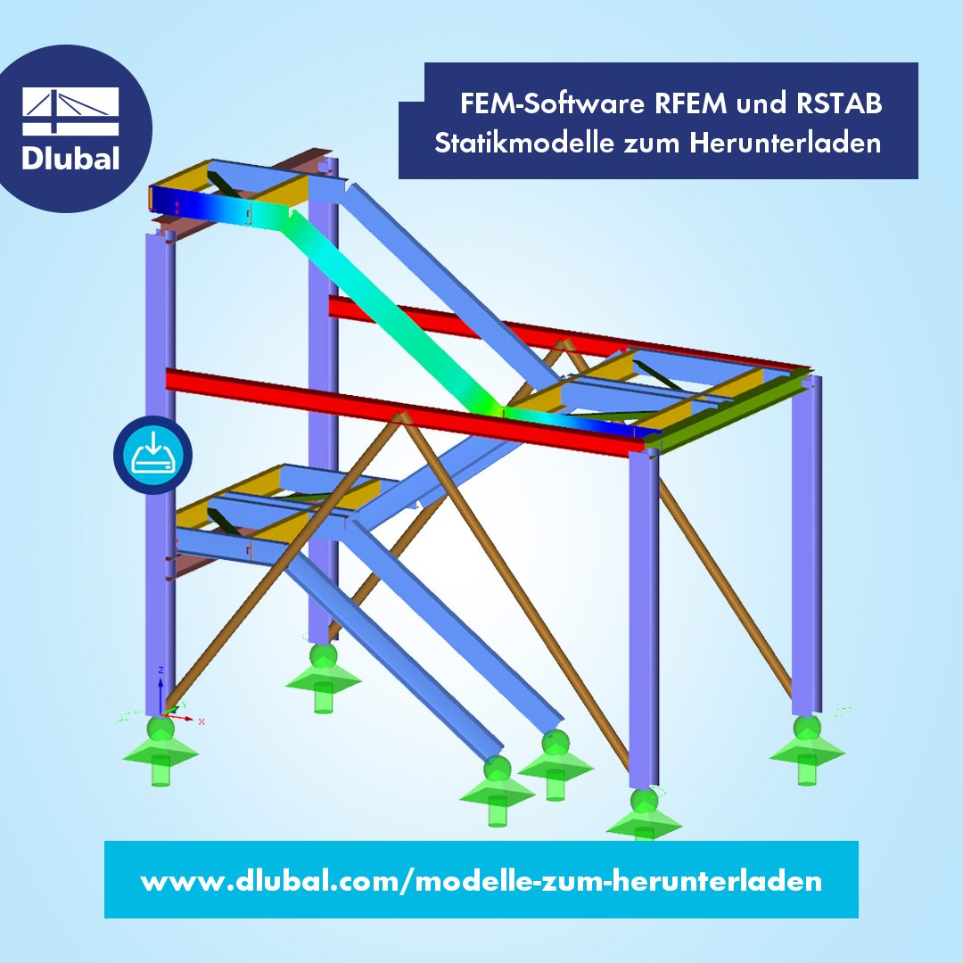 FEM-Software RFEM und RSTAB \n Statikmodelle zum Herunterladen