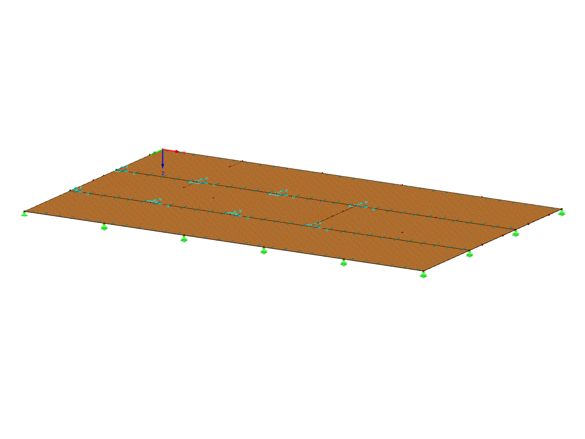 Brettsperrholzdecke in RFEM (© PIRMIN JUNG)