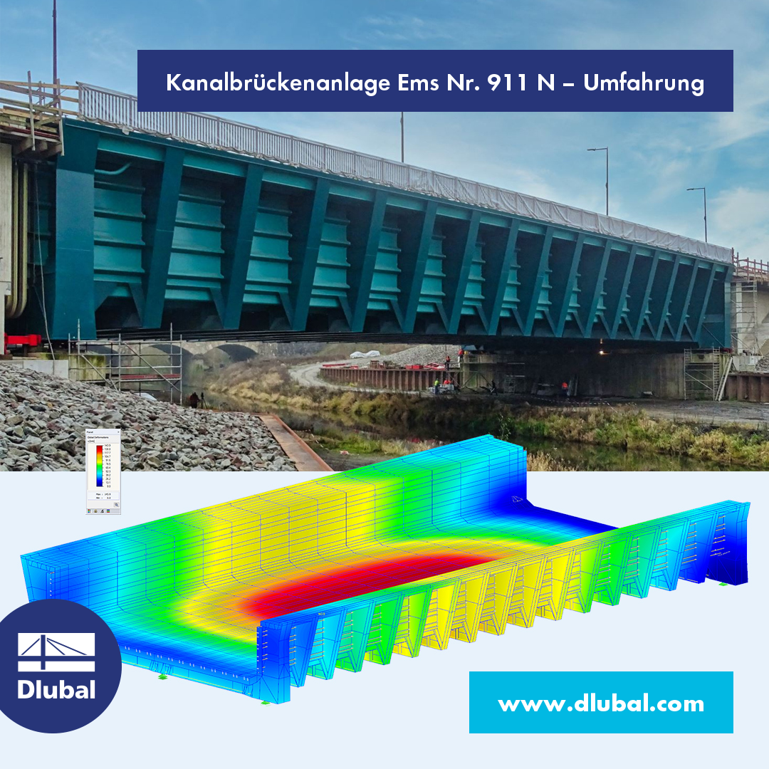 Kanalbrückenanlage Ems Nr. 911 N – Umfahrung