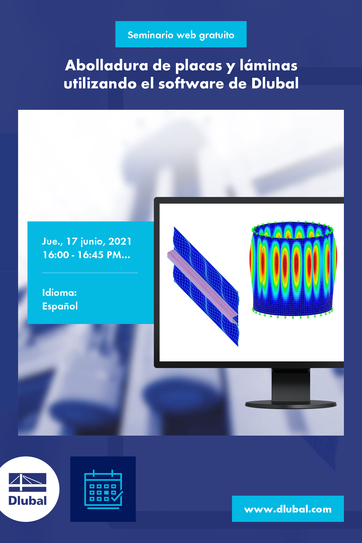 Plattenbeulen und Schalenbeulen mit Dlubal-Software