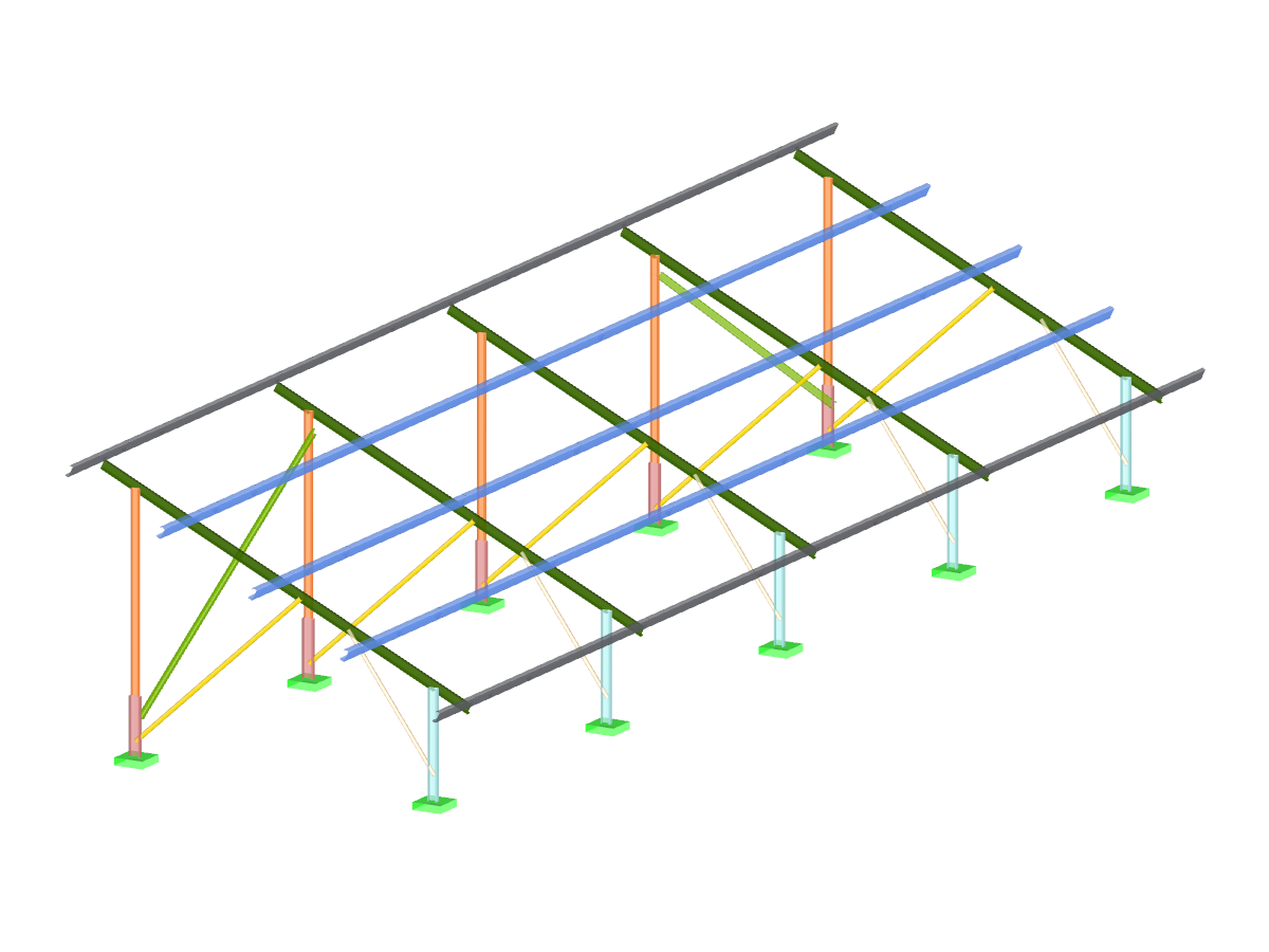 Stahlstruktur für Solartracker