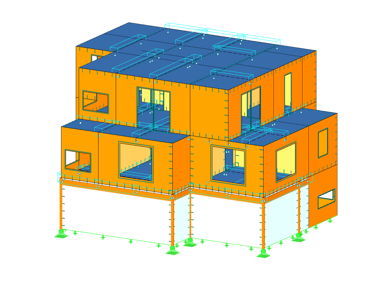 Entwurf eines Einfamilienhauses aus Brettsperrholz mit der BIM-Methode