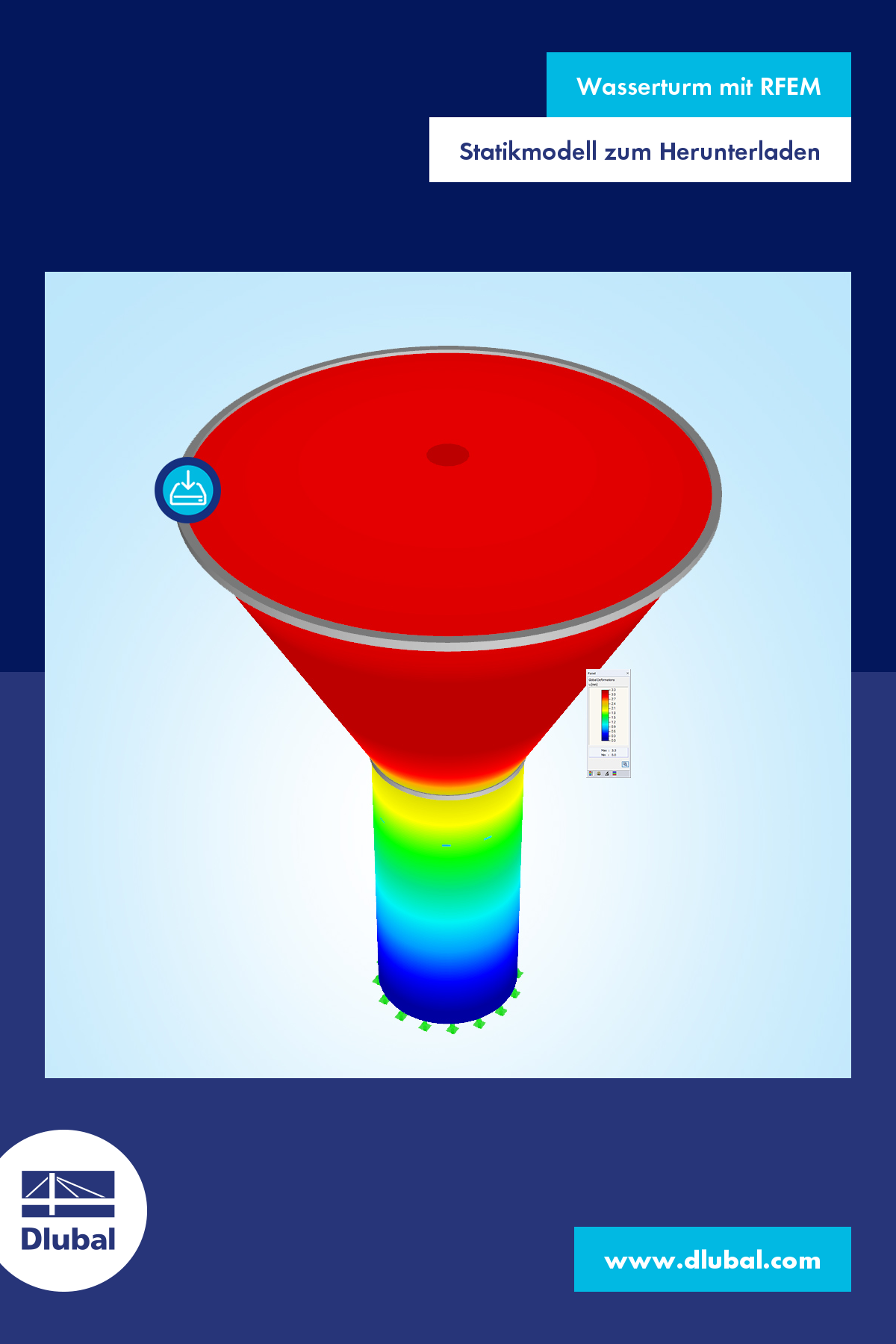 Wasserturm mit RFEM